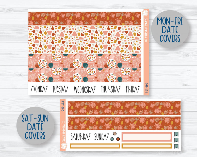 7x9 Daily Duo Planner Kit Stickers | Tropical Escape 249-131