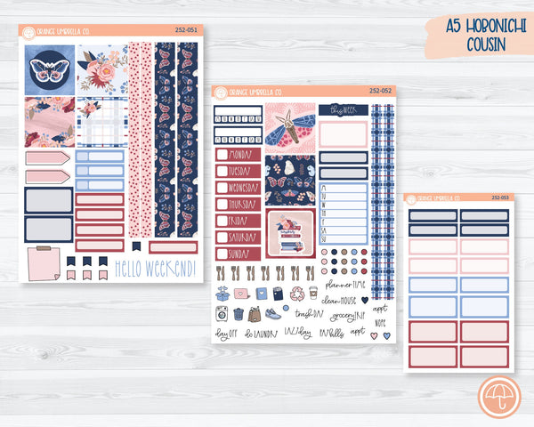 Hobonichi Cousin Planner Kit Stickers | Almost Autumn 252-051