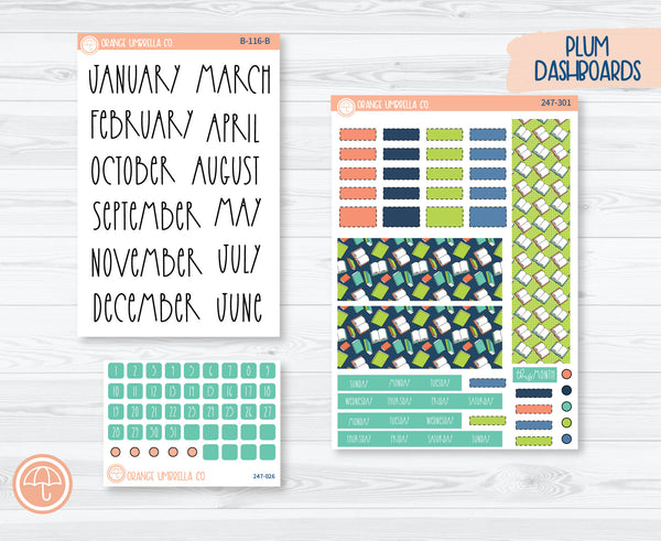 CLEARANCE | Hobonichi Weeks Monthly Planner Kit Stickers | Page Turner 247-301