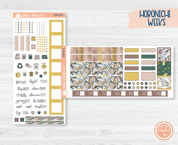 Hobonichi Weeks Planner Kit Stickers | Hazelwood 254-071