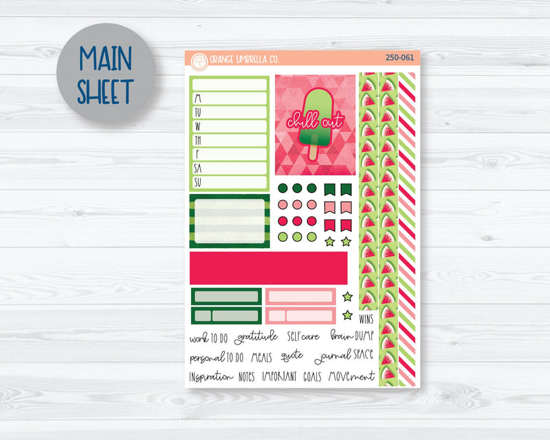 7x9 Passion Weekly Planner Kit Stickers | Sweet Summer Treat 250-061