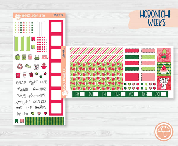 CLEARANCE | Hobonichi Weeks Planner Kit Stickers | Sweet Summer Treat 250-071