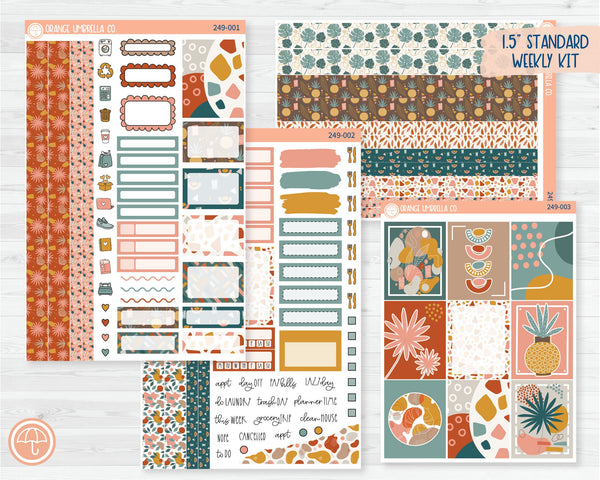 Weekly Planner Kit Stickers | Tropical Escape 249-001