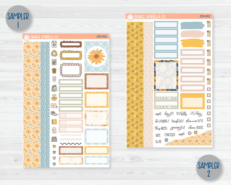 Weekly Planner Kit Stickers | Sun-Drenched 255-001