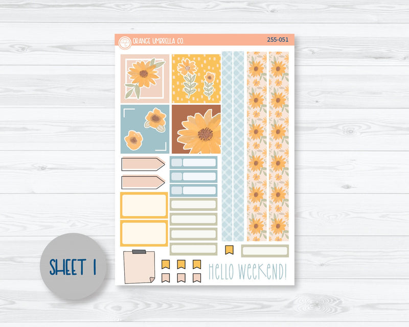 Hobonichi Cousin Planner Kit Stickers | Sun-Drenched 255-051