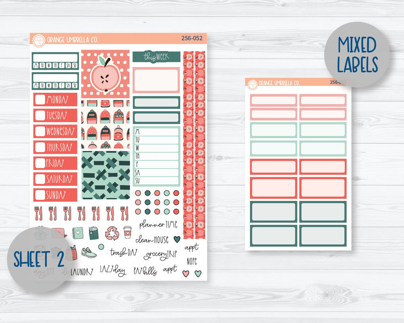 Hobonichi Cousin Planner Kit Stickers | Smarty Pants 256-051