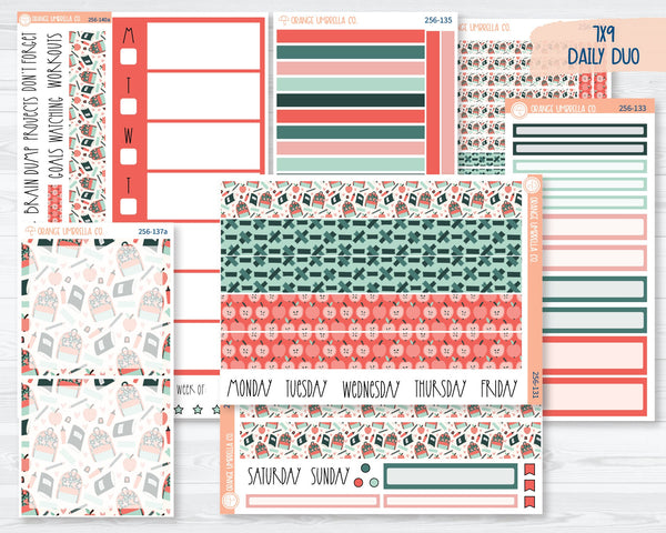 7x9 Daily Duo Planner Kit Stickers | Smarty Pants 256-131