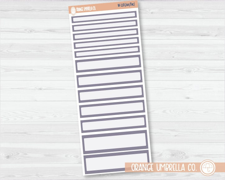 CLEARANCE | 7x9 Daily Duo Label Planner Stickers | Wildflower Palette | W-113-118