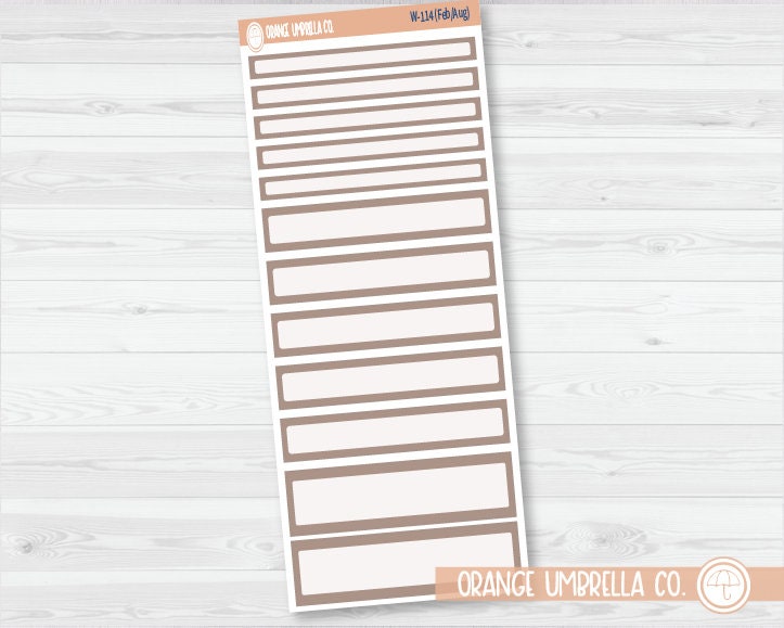 CLEARANCE | 7x9 Daily Duo Label Planner Stickers | Wildflower Palette | W-113-118