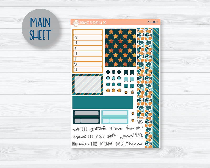 7x9 Passion Weekly Planner Kit Stickers | Aquatica 258-061
