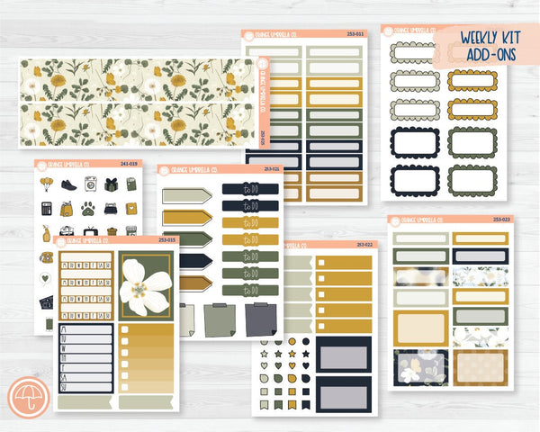 Weekly Add-On Planner Kit Stickers | Wishful 253-011
