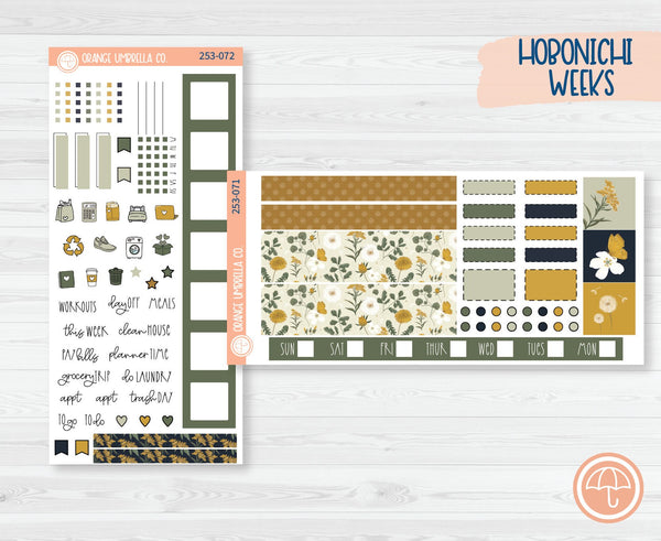 CLEARANCE | Hobonichi Weeks Planner Kit Stickers | Wishful 253-071