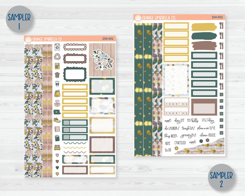 Weekly Planner Kit Stickers | Hazelwood 254-001