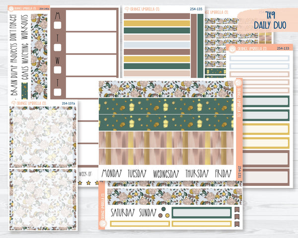 7x9 Daily Duo Planner Kit Stickers | Hazelwood 254-131