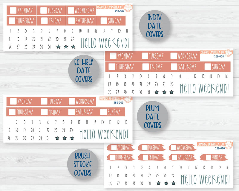 Weekly Planner Kit Stickers | Feisty Fox 259-001