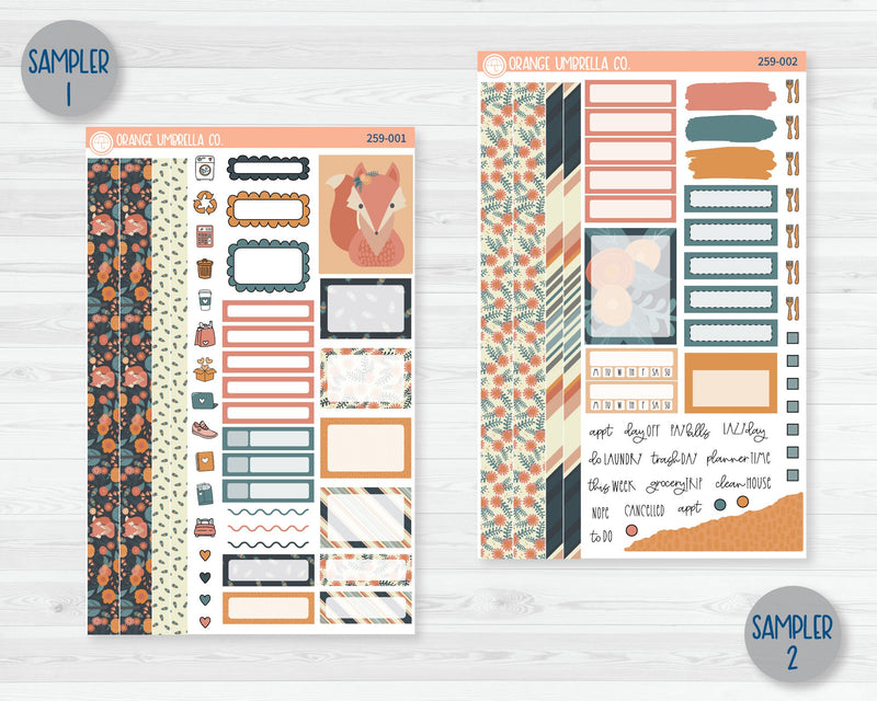 Weekly Planner Kit Stickers | Feisty Fox 259-001