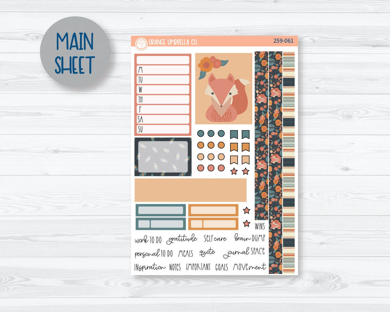 7x9 Passion Weekly Planner Kit Stickers | Feisty Fox 259-061