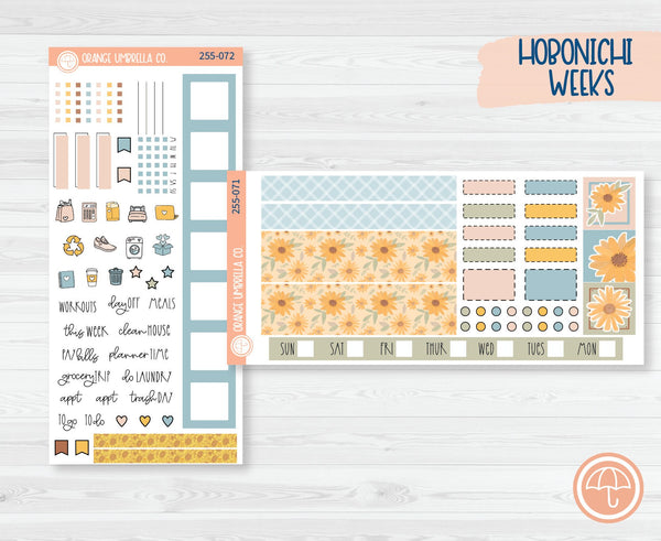 CLEARANCE | Hobonichi Weeks Planner Kit Stickers | Sun-Drenched 255-071