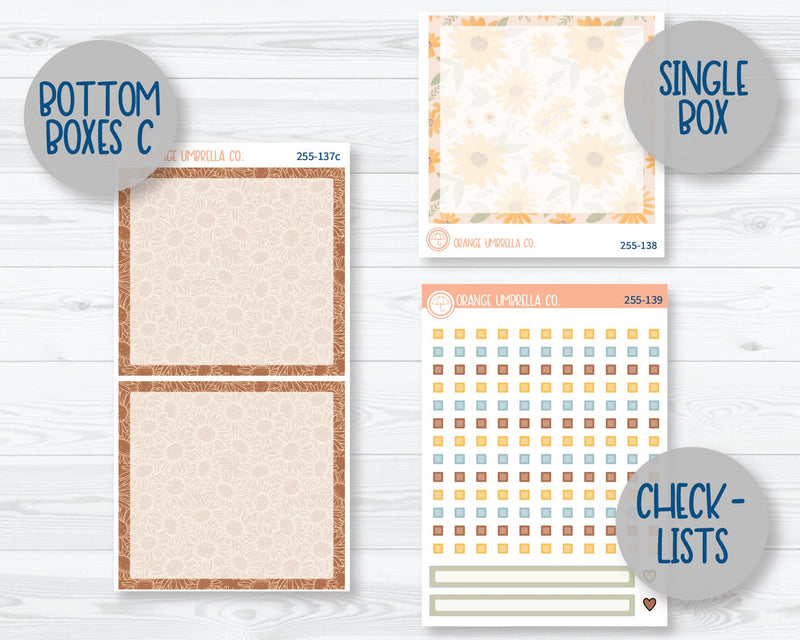 7x9 Daily Duo Planner Kit Stickers | Sun-Drenched 255-131