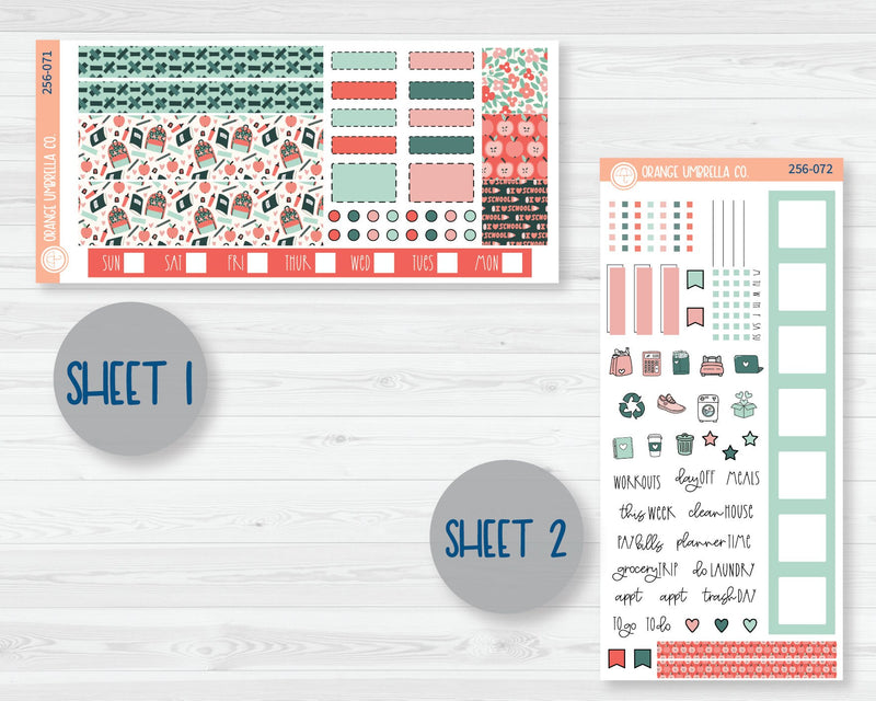 CLEARANCE | Hobonichi Weeks Planner Kit Stickers | Smarty Pants 256-071