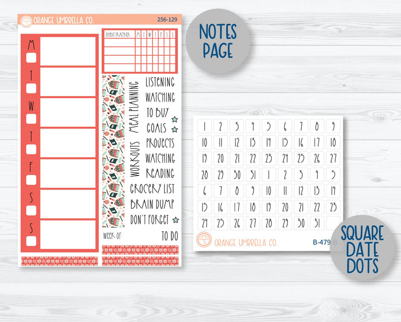 A5 Daily Duo Planner Kit Stickers | Smarty Pants 256-121