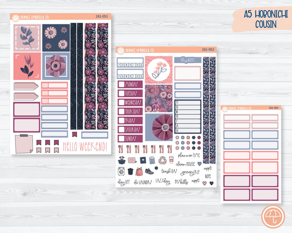 Hobonichi Cousin Planner Kit Stickers | First Frost 261-051
