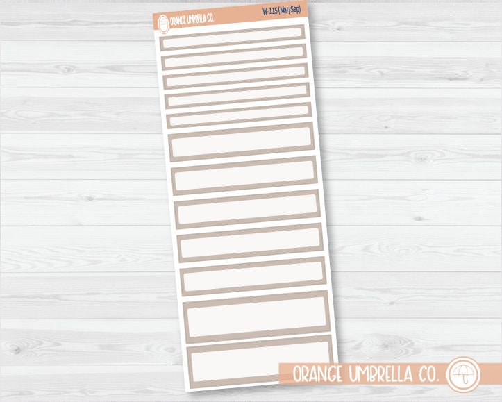 CLEARANCE | 7x9 Daily Duo Label Planner Stickers | Wildflower Palette | W-113-118