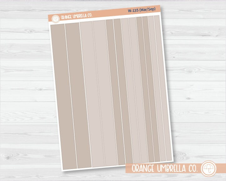 Washi Strip Planner Stickers | Wildflower Palette | W-133-138