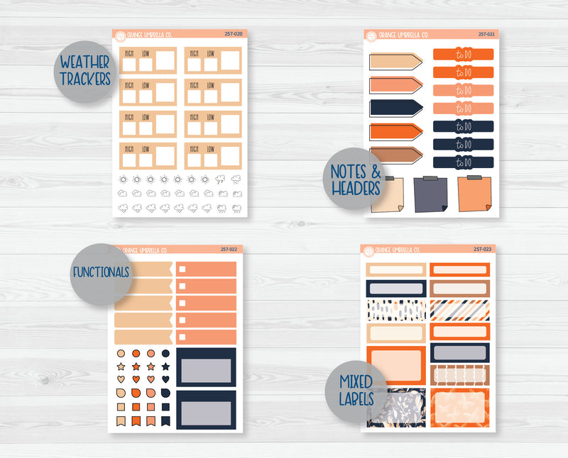 Weekly Add-On Planner Kit Stickers | Mellow 257-011