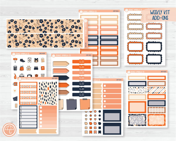 CLEARANCE | Weekly Add-On Planner Kit Stickers | Mellow 257-011