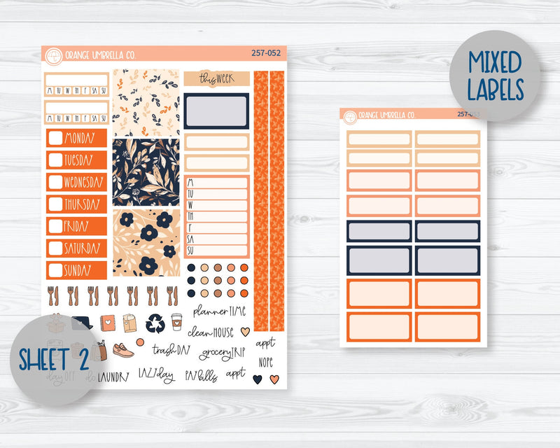 Hobonichi Cousin Planner Kit Stickers | Mellow 257-051