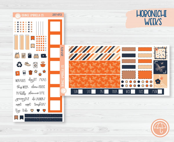 CLEARANCE | Hobonichi Weeks Planner Kit Stickers | Mellow 257-071