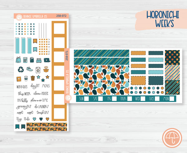 Hobonichi Weeks Planner Kit Stickers | Aquatica 258-071