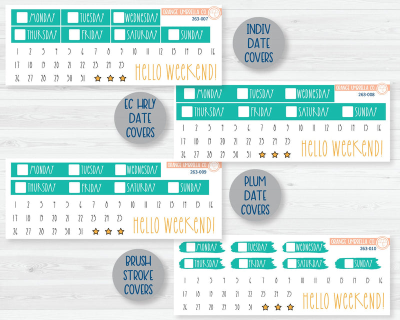 Weekly Planner Kit Stickers | Fright Night 263-001