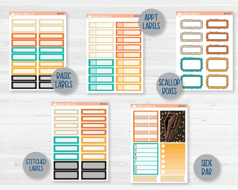 Weekly Add-On Planner Kit Stickers | Fright Night 263-011