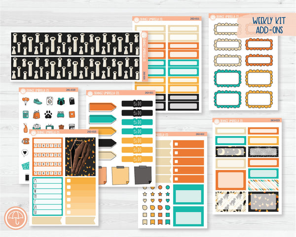 Weekly Add-On Planner Kit Stickers | Fright Night 263-011