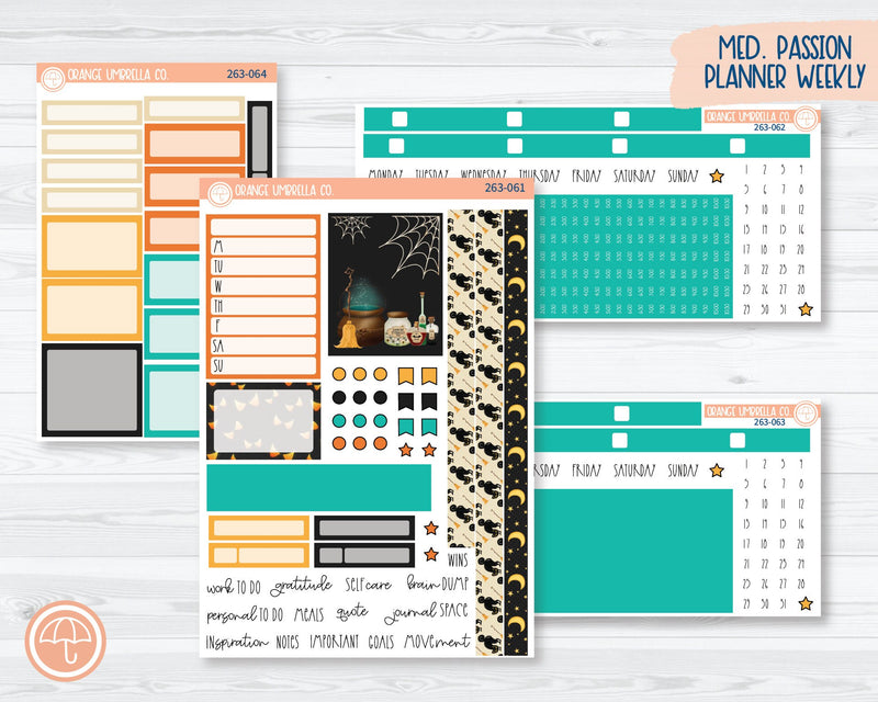 7x9 Passion Weekly Planner Kit Stickers | Fright Night 263-061