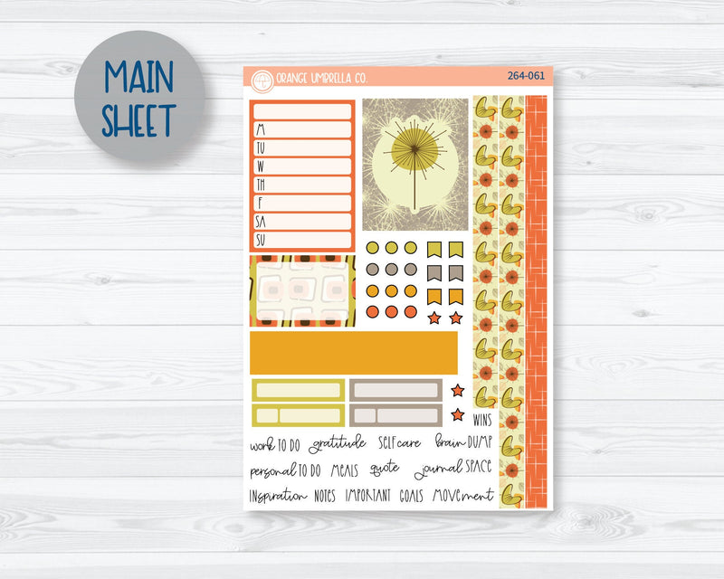 7x9 Passion Weekly Planner Kit Stickers | Autumn in Orbit City 264-061
