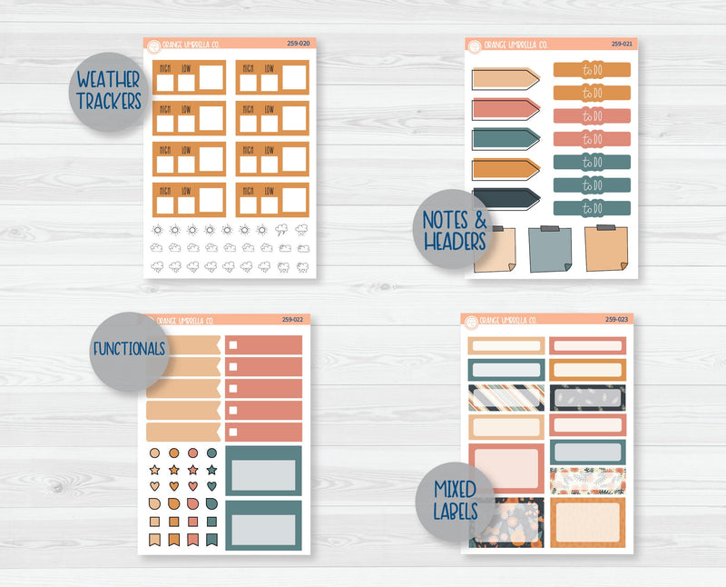 Weekly Add-On Planner Kit Stickers | Feisty Fox 259-011