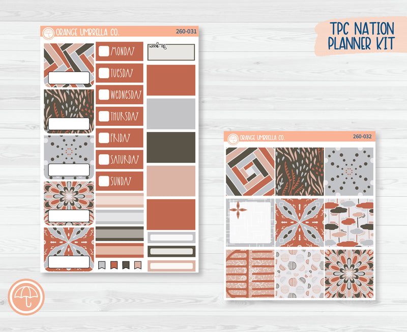 TPC Nation Planner Kit Stickers | Sophisticated 260-031