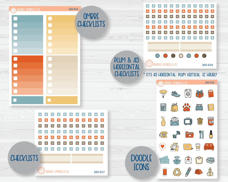 Weekly Add-On Planner Kit Stickers | Hayride 265-011