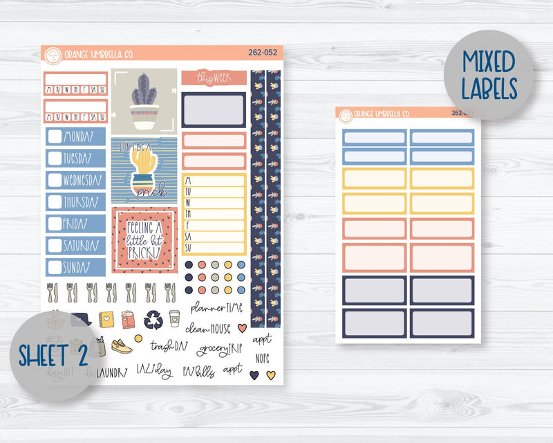 Hobonichi Cousin Planner Kit Stickers | Prickle Pants 262-051