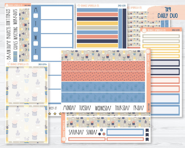 7x9 Daily Duo Planner Kit Stickers | Prickle Pants 262-131