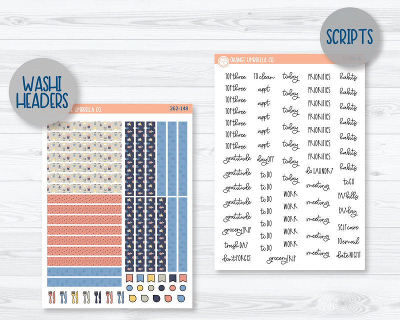 A5 Plum Daily Planner Kit Stickers | Prickle Pants 262-141