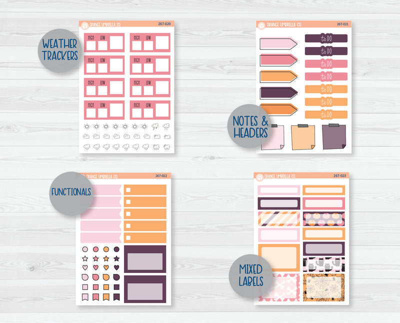 Weekly Add-On Planner Kit Stickers | Boo to You 267-011