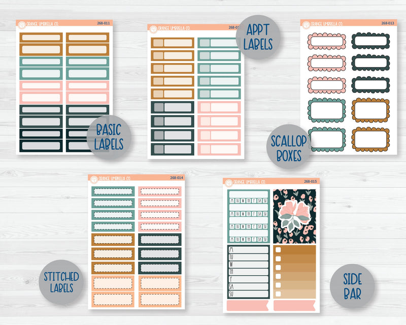 Weekly Add-On Planner Kit Stickers | Windy Day 268-011