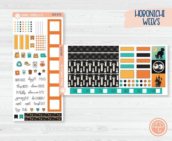 Hobonichi Weeks Planner Kit Stickers | Fright Night 263-071