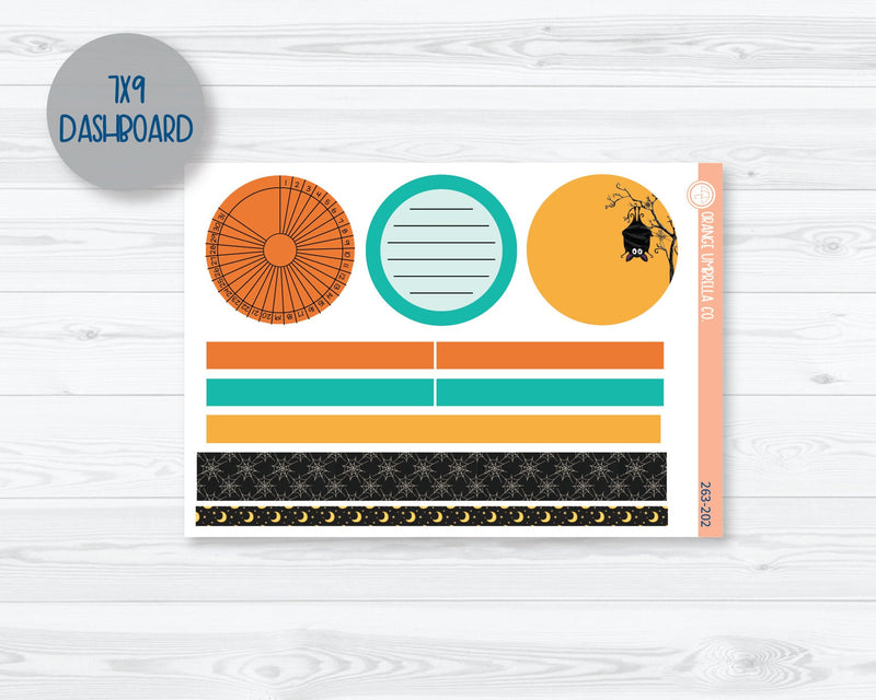 Plum Dashboards Planner Kit Stickers | Fright Night 263-201