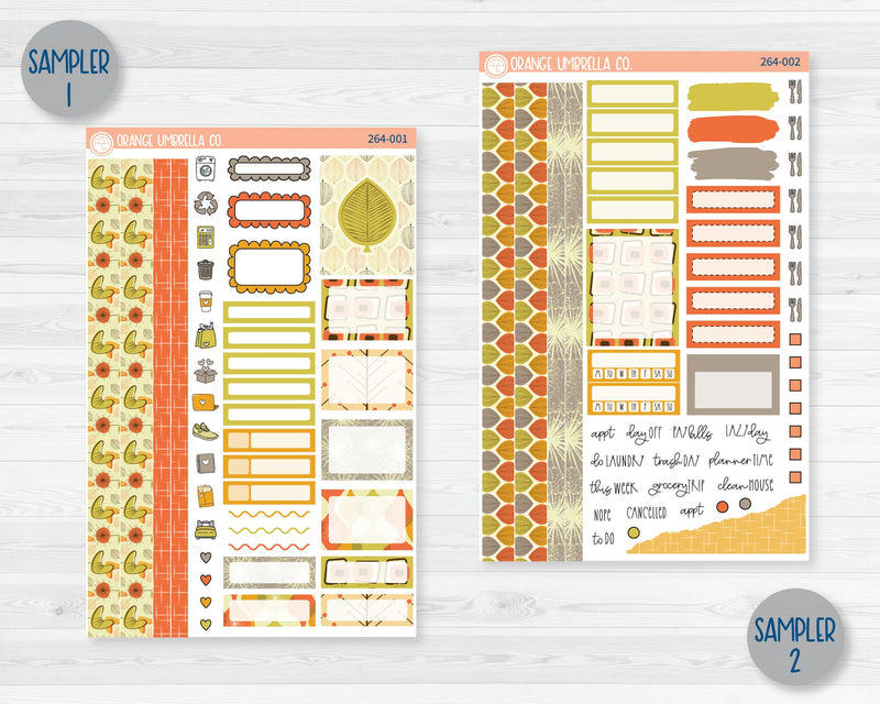 Weekly Planner Kit Stickers | Autumn in Orbit City 264-001