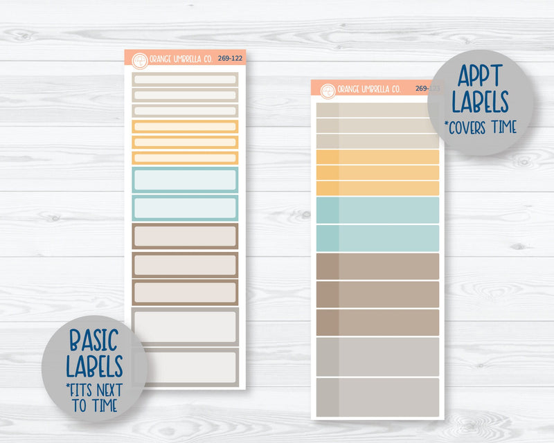 A5 Daily Duo Planner Kit Stickers | Bittersweet 269-121